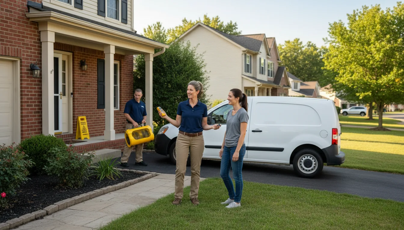 Water restoration image for Home Water Damage Repair in Odessa, DE